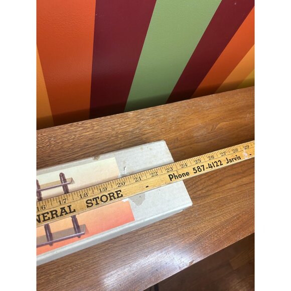 Vintage new in box shelf for minis Knick knacks crystals oils wooden - Picture 2 of 4